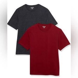 Amazon Essentials Men's Regular-Fit Short-Sleeve Crewneck T-Shirt, Pack of 2
